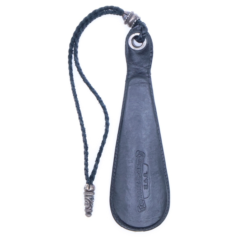 CHROME HEARTS クロムハーツ レザー靴ベラ SHOE HORN SML/シューホーン ブラック拍卖