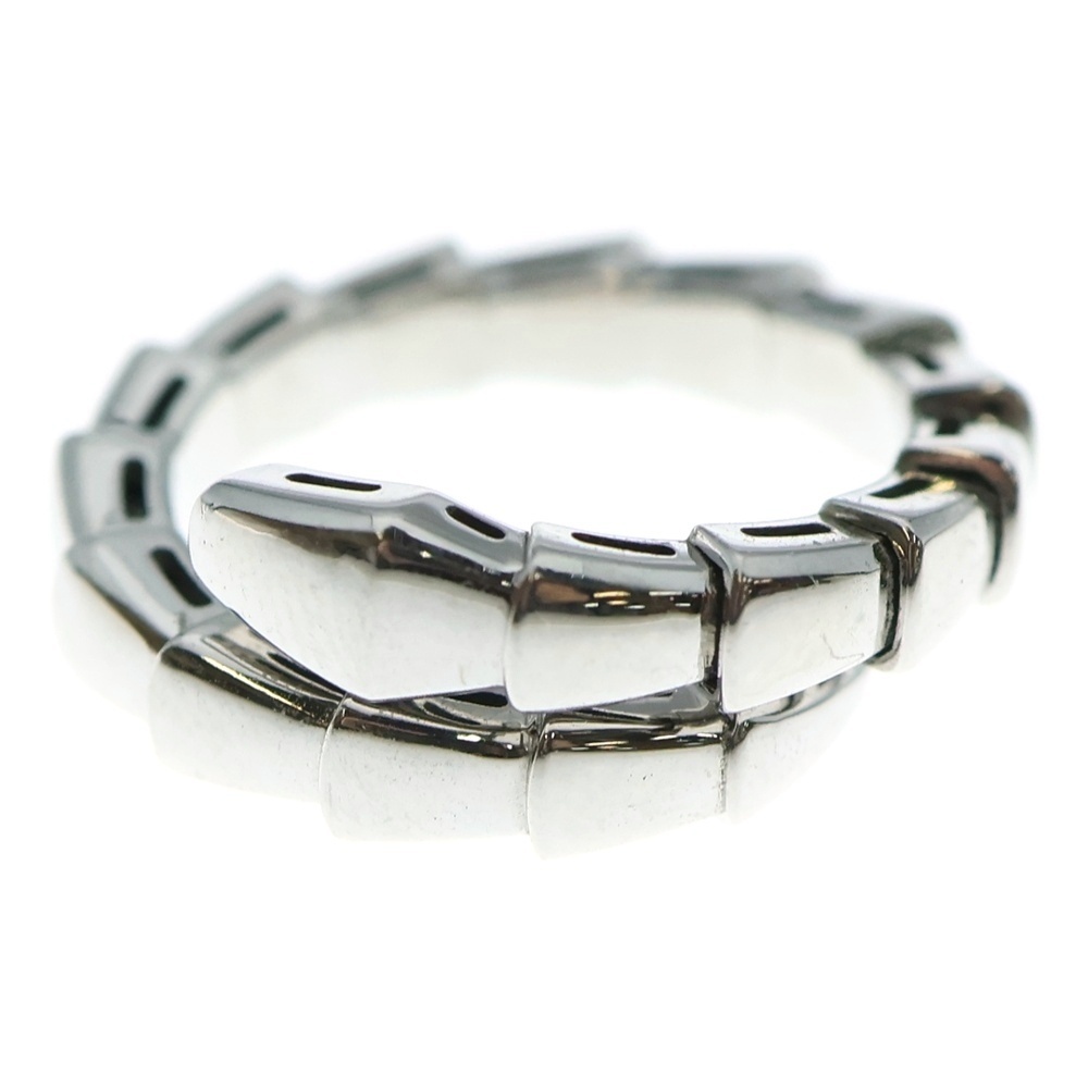 BVLGARI ブルガリ セルペンティ ヴァイパーリング 指輪 Au750WG ホワイトゴールド レディース拍卖