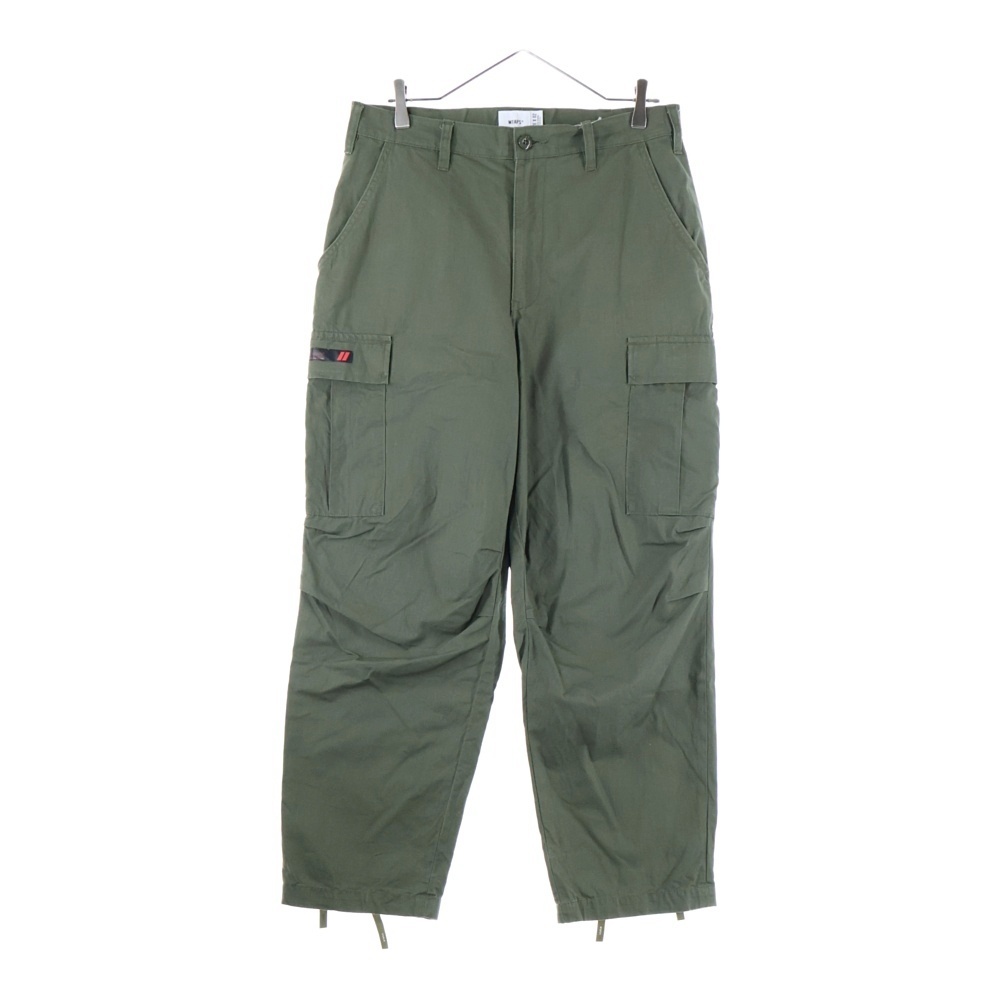 WTAPS ダブルタップス 24AW TROUSERS RIPSTOP リップストップ トラウザーズ カーゴパンツ カーキ 242WVDT-PTM01拍卖