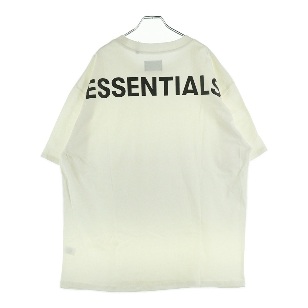 FEAR OF GOD ESSENTIALS フィアオブゴッド エッセンシャルズ ロゴプリント半袖Tシャツ クルーネックカットソー ホワイト拍卖