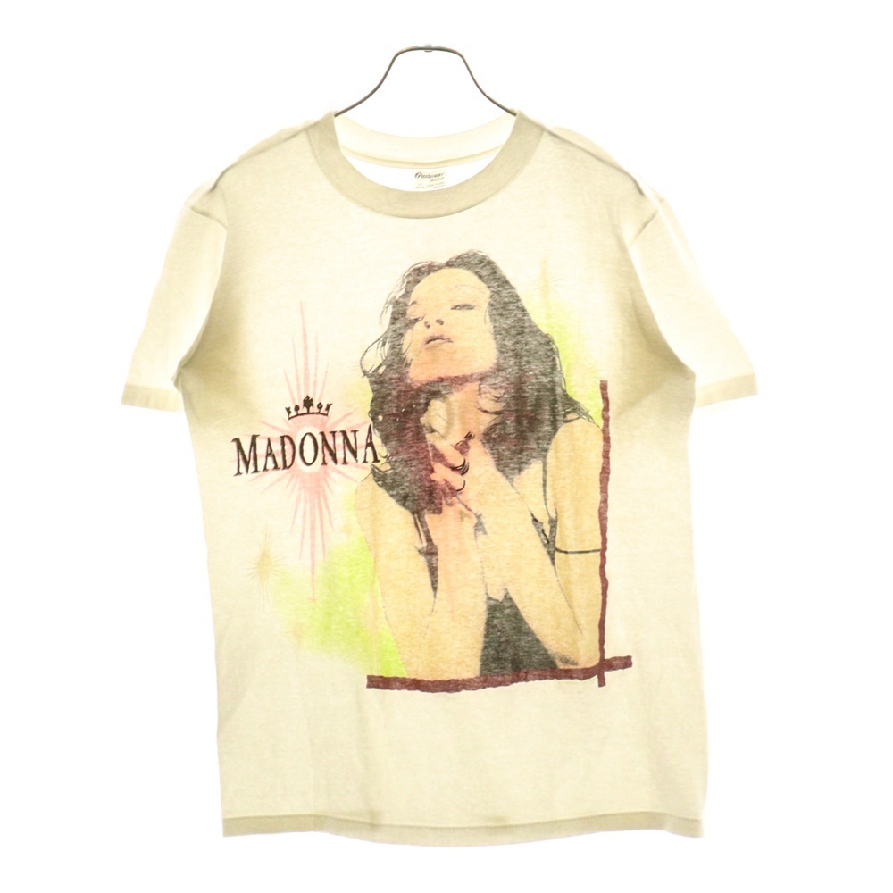 VINTAGE ヴィンテージ 80s MADONNA LIKE A PRAYER マドンナ 両面プリント 半袖Tシャツ カットソー ホワイト拍卖