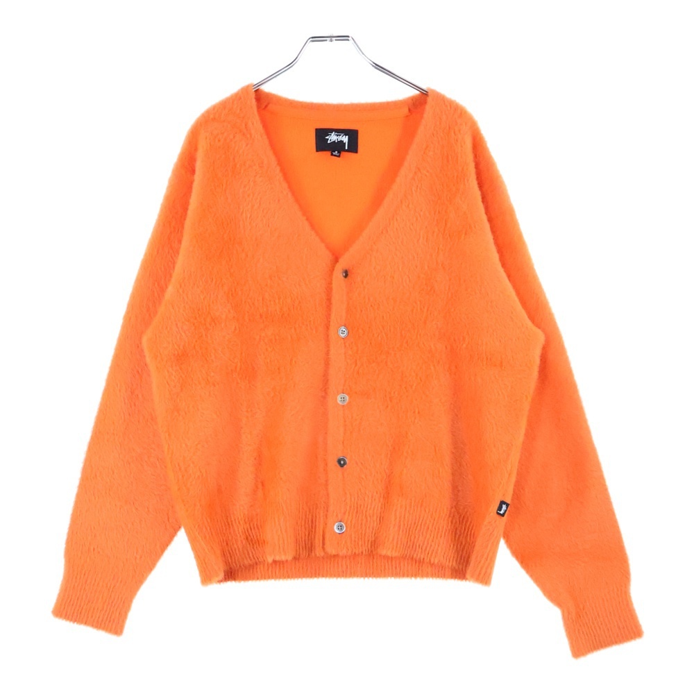 STUSSY ステューシー 24SS SHAGGY CARDIGAN 117094 シャギーカーディガン ピンク拍卖