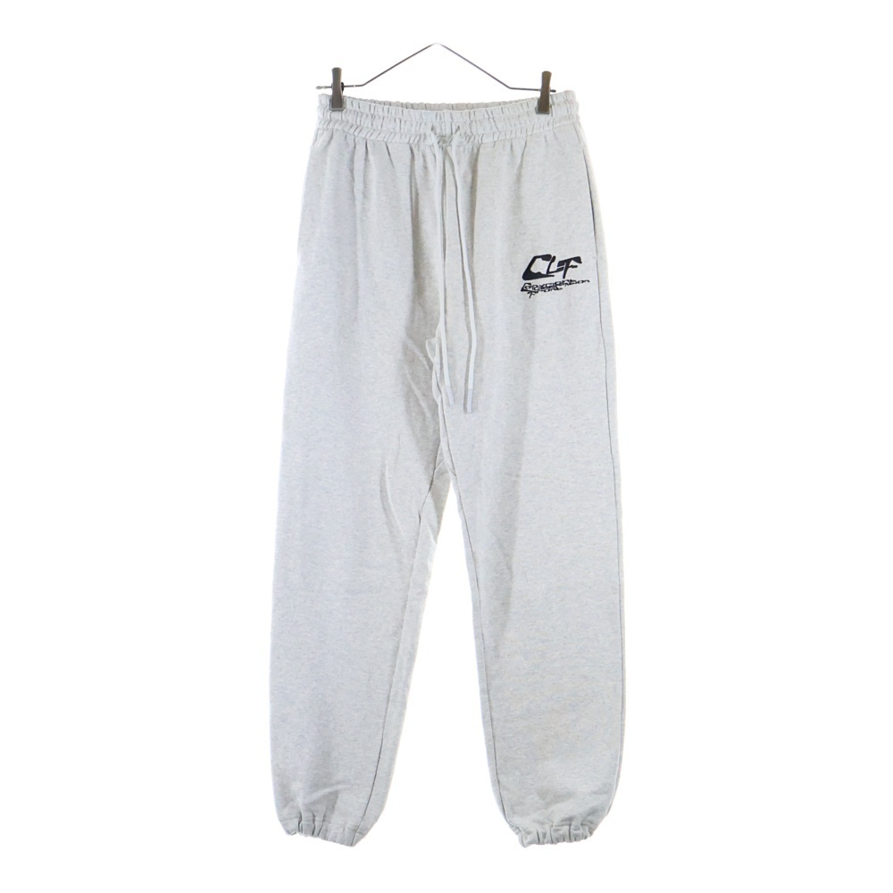 READY MADE レディメイド CLF SWEAT PANTS RE-CO-GY-00-00-229 CLFロゴ刺繍スウェットパンツ グレー拍卖