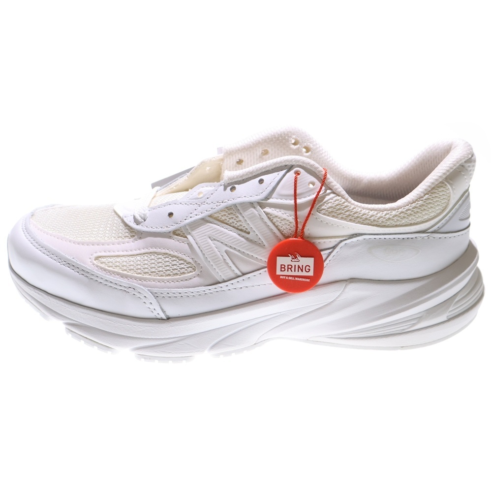 New Balance ニューバランス ×COMME des GARCONS HOMME U990CD6 990V6 コムデギャルソンオム ローカットスニーカー ホワイト US8/26cm拍卖