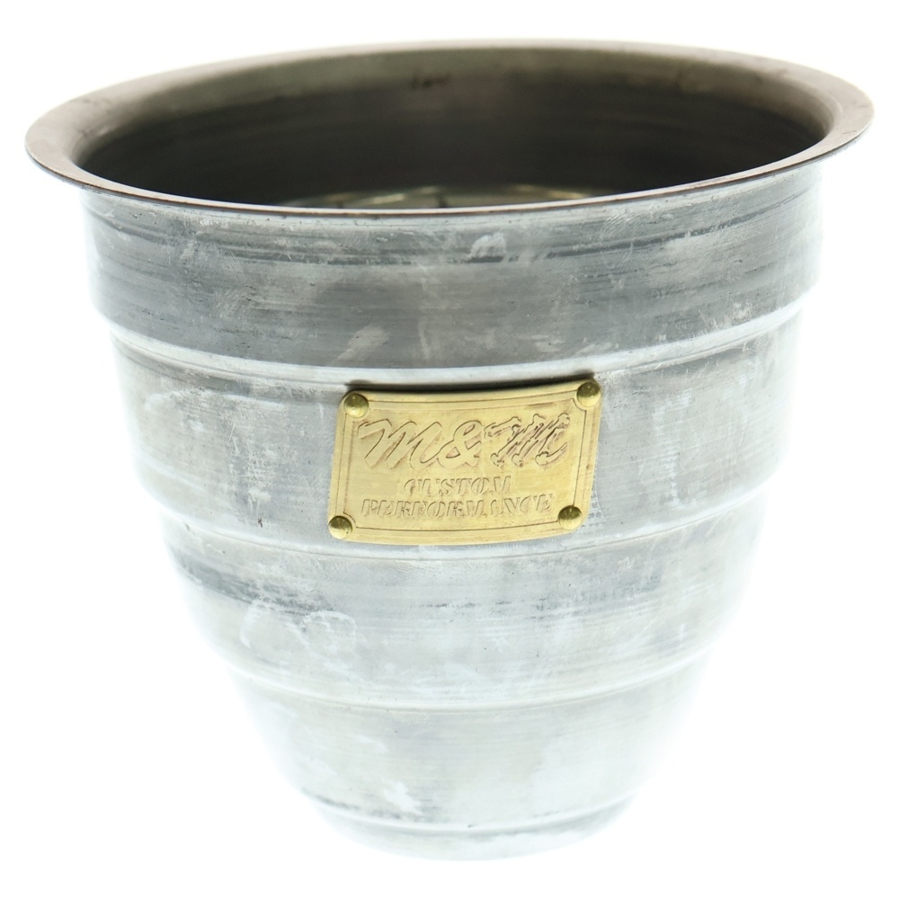 m&m エムアンドエム ×MASSES POT TYPE 1 - Chrysails STEEL / SMALL マシス クリサリス 鉄鉢 ポット シルバー拍卖