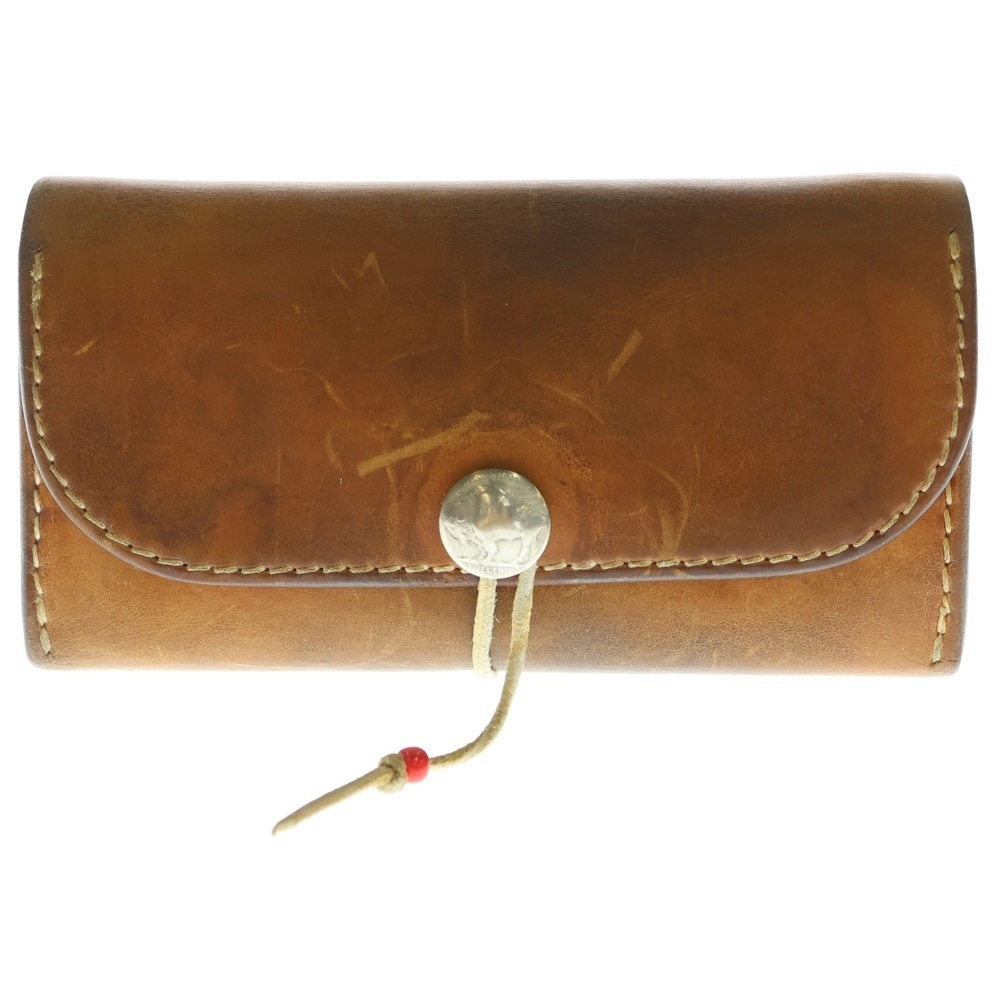 goro's ゴローズ 三つ折り長財布 レザーウォレット ブラウン拍卖