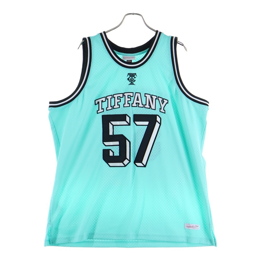 TIFFANY & Co. ティファニー ×NBA×Mittchell&Ness Bascketball Jersey ユニフォーム タンクトップ ティファニーブルー拍卖