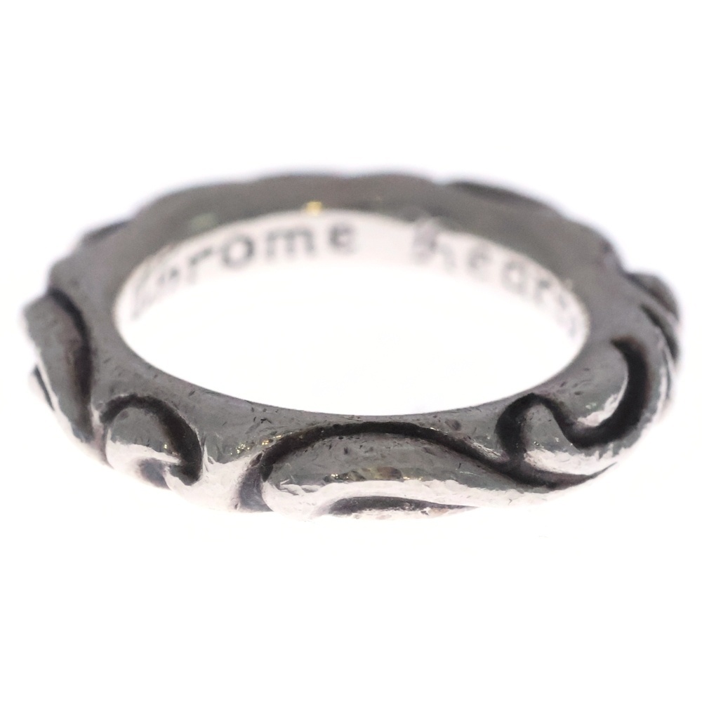 CHROME HEARTS クロムハーツ SCRL BAND スクロールバンド リング シルバー BCA351拍卖