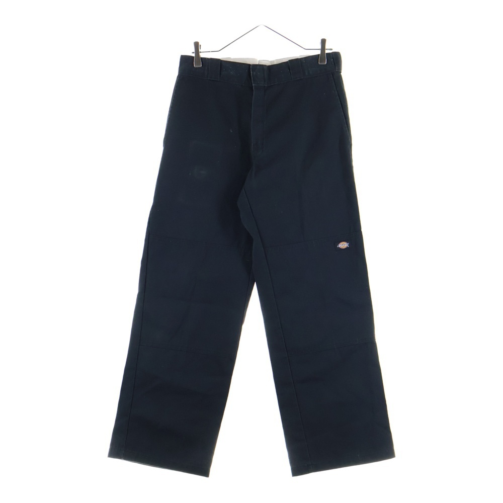 Dickies ディッキーズ Loose Fit パッチワーク ストレートパンツ チノパン ブラック拍卖