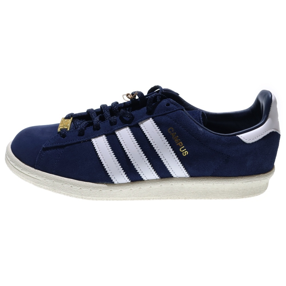 adidas アディダス ×A BATHING APE CAMPUS 80S アベイシングエイプ キャンパス ローカットスニーカー ネイビー US9/27cm ID4770拍卖
