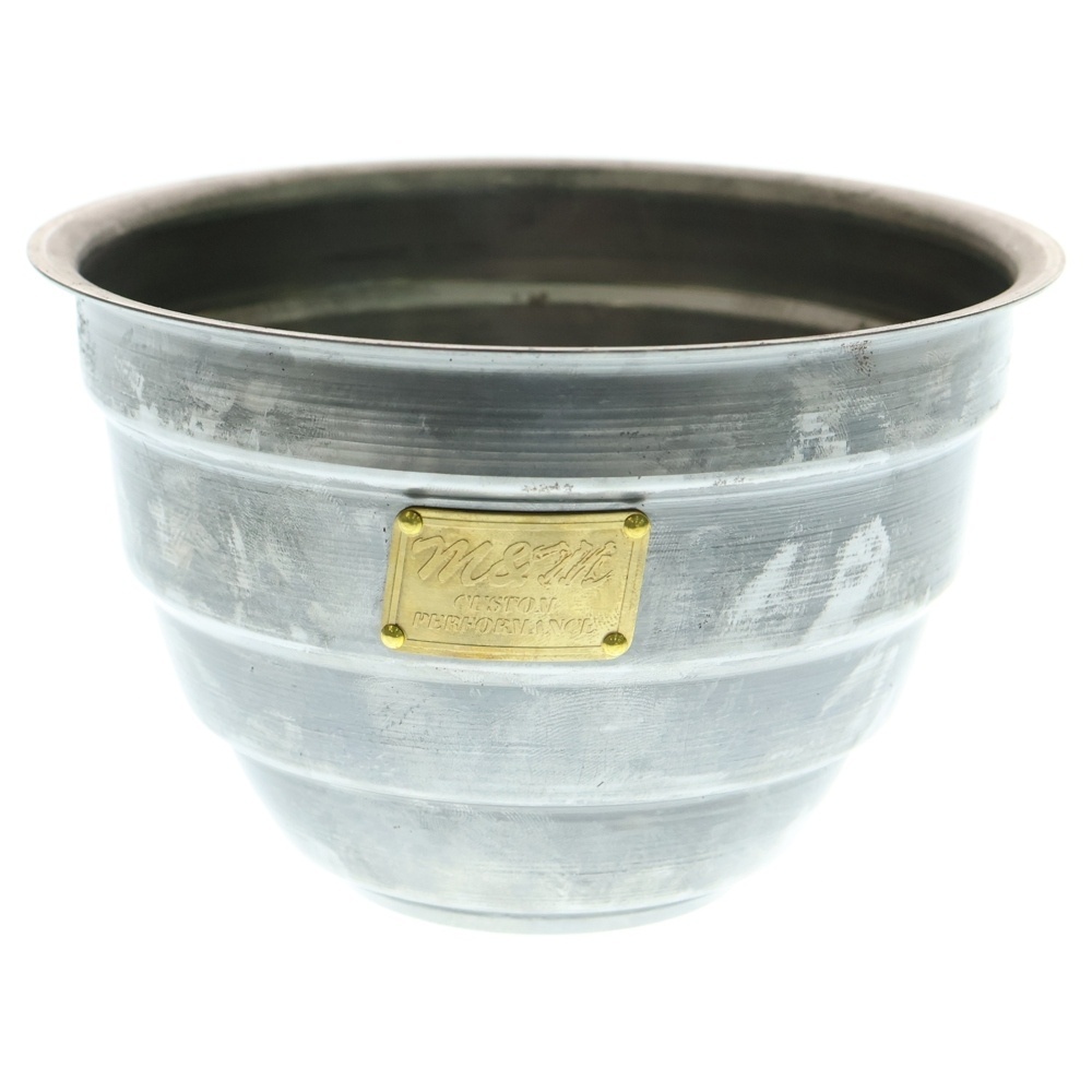 m&m エムアンドエム ×MASSES POT TYPE 4 - TERMIT STEEL / MEDIUM マシス ターミット 鉄鉢 ポット シルバー拍卖