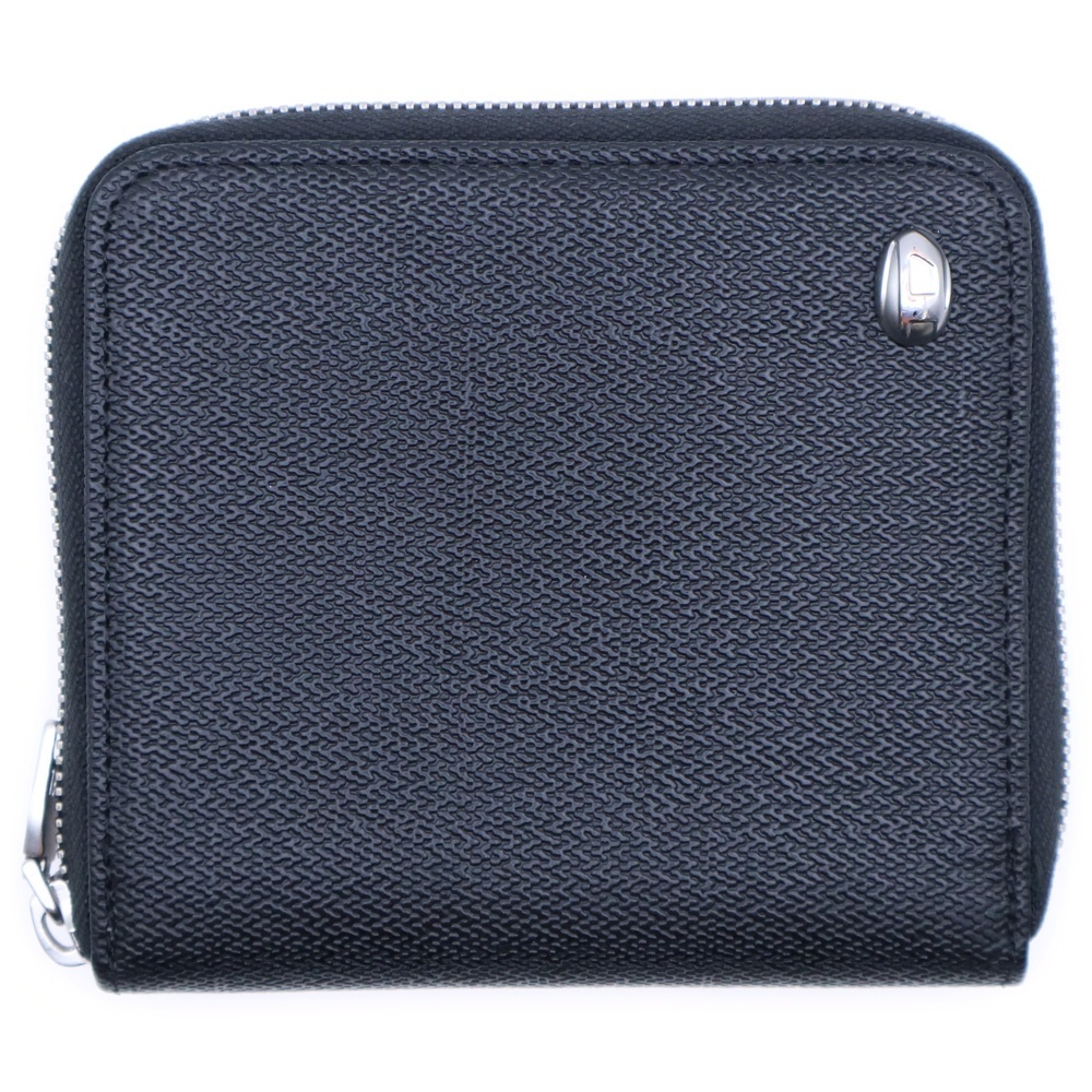 DIESEL ディーゼル ラウンドジップウォレット 二つ折り財布 ブラック拍卖