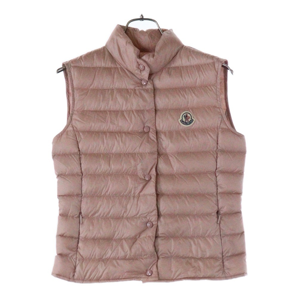 MONCLER モンクレール 21AW LIANE DOWN VEST リアーネ ナイロン ダウンベスト ピンク レディース G10931A10200拍卖