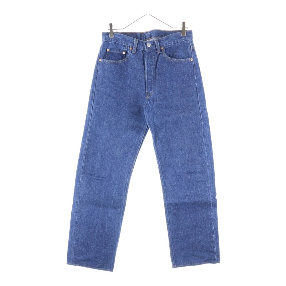 Levi's (リーバイス) 501 ボタンフライ ストレートデニム パンツ インディゴ拍卖