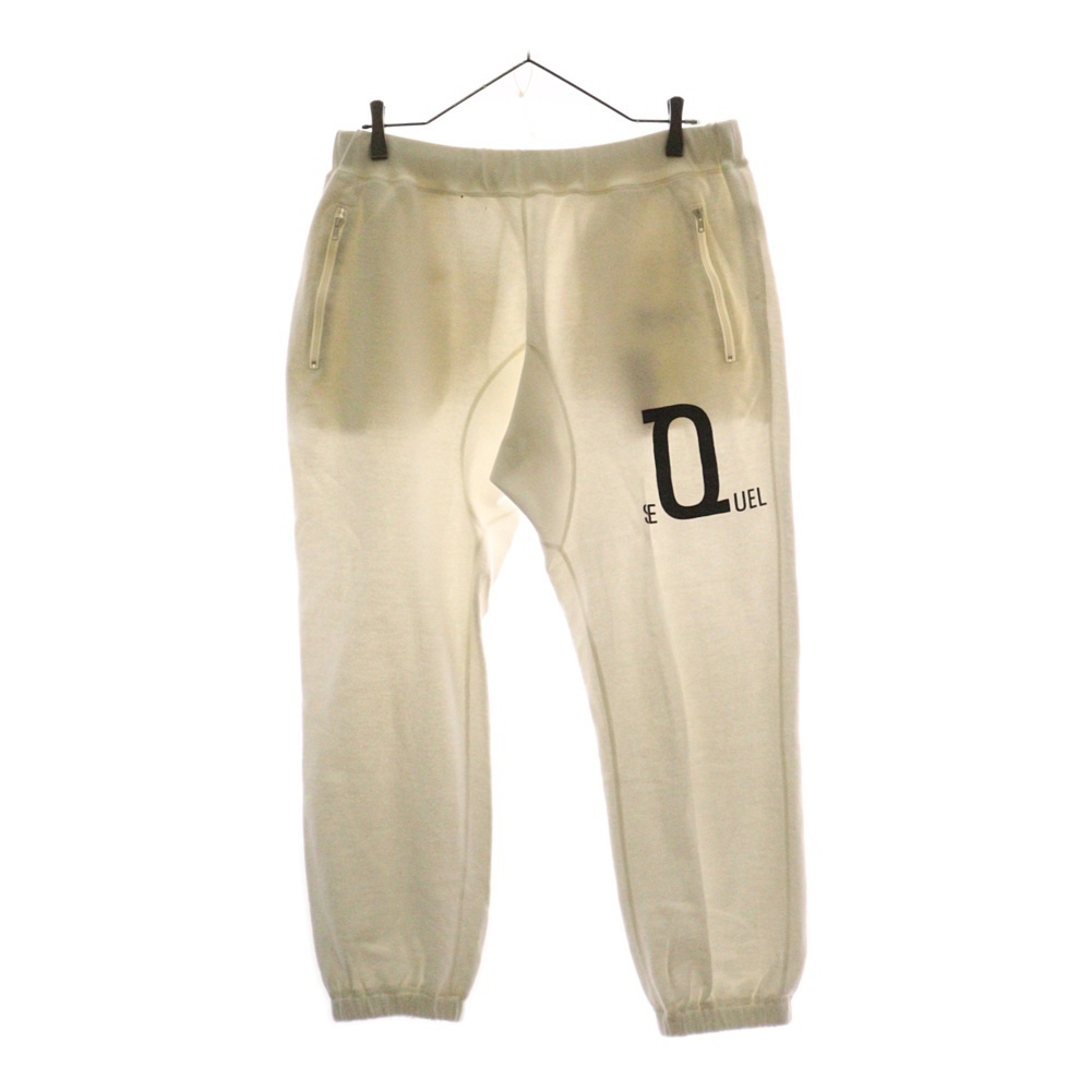 SEQUEL シークエル 20AW フロントロゴ イージースウェットパンツ ホワイト SQ-20AW-PT06拍卖