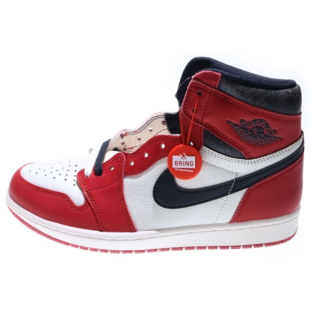 ナイキ AIR JORDAN 1 エアジョーダン1 シカゴ ロストアンドファウンド ハイカットスニーカー ホワイト/レッド US10/28cm DZ5485-612拍卖