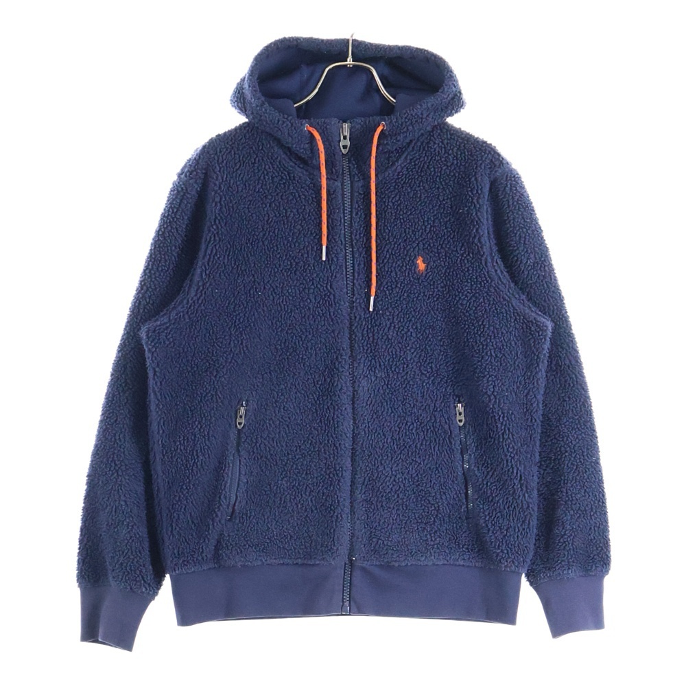 POLO RALPH LAUREN ポロラルフローレン ポニー刺繍 ボア フリースジャケット ネイビー 710814352001拍卖