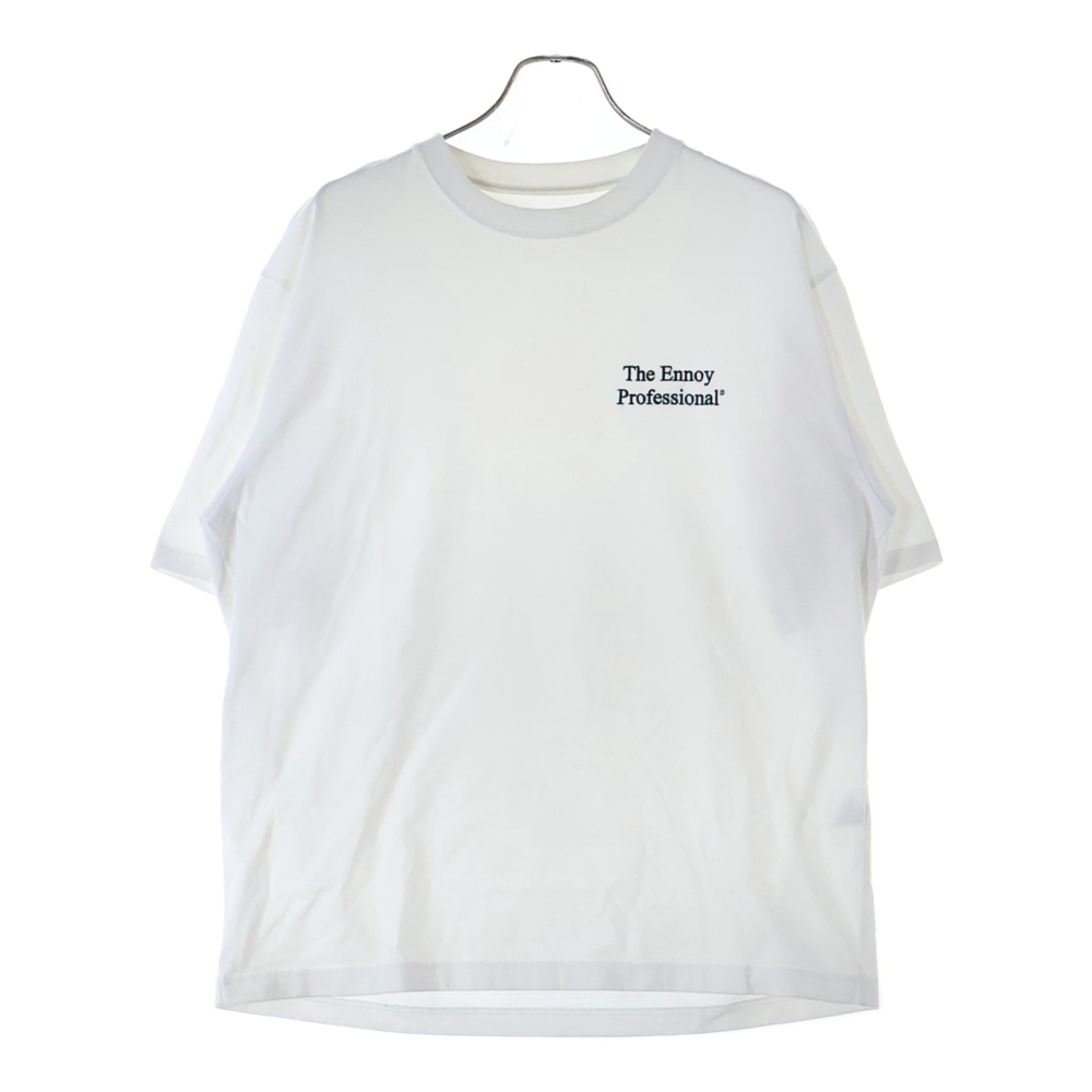 エンノイプロフェッショナル 21SS エンブロイダリーロゴ クルーネック半袖Tシャツ カットソー ホワイト SS21BRENCT02NTL拍卖