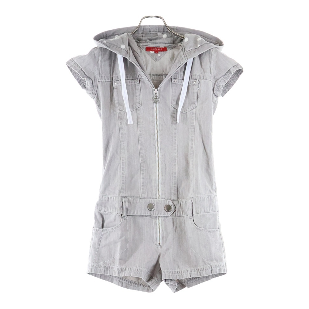 NO BRAND ノーブランド フード付き オールインワン グレー拍卖