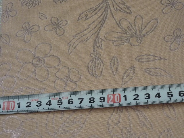 100*48★くすみピンク・パール・花柄の・ハギレ・生地・布★0550-71拍卖