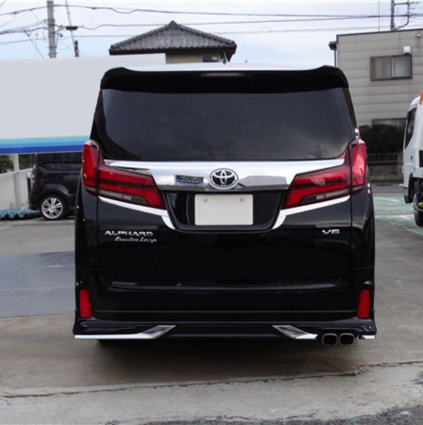 売り切り 未使用品 アルファード ヴェルファイア 30系 リアゲート メッキモール ガーニッシュ テール下 メッキガーニッシュ 左右拍卖