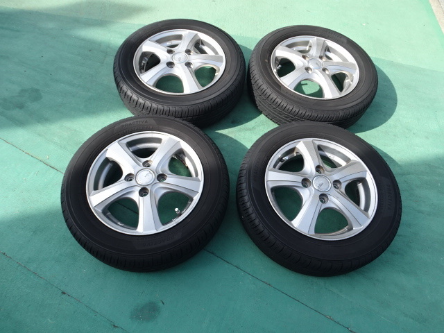 軽自動車13インチ BS 製アルミ 155/65R13インチ PRACTIVA ラジアルタイヤ ライフ ミラ アルトラパン イース ココア ワゴンR プレオなど拍卖