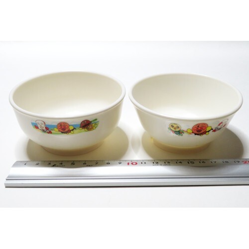 【送料無料】平成レトロ お茶碗 アンパンマン 2個 セット プラスチック 食器 子供用 飯碗【即決】拍卖