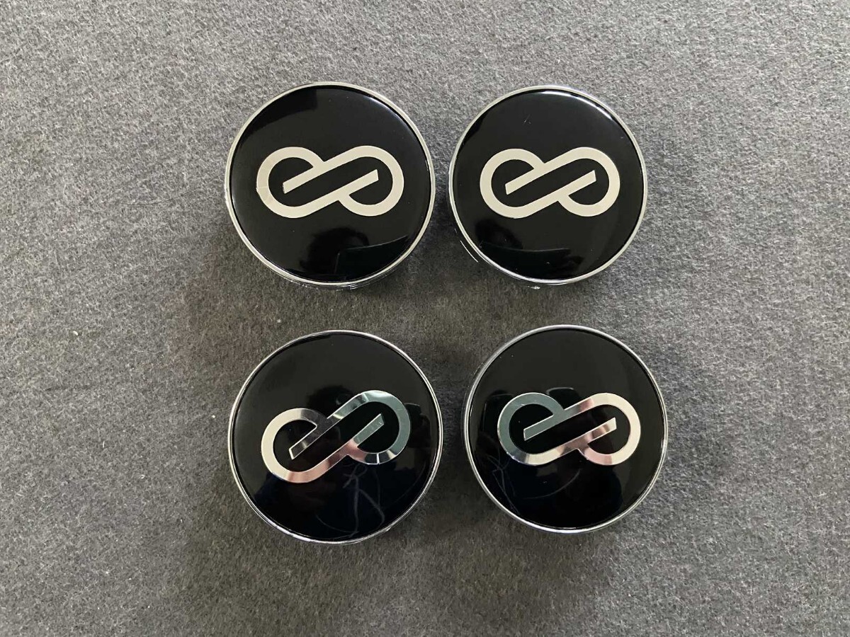 ENKEI 車のホイールセンターキャップ 4個セット センターハブキャップカバー 直径60mm ホイールカバー ◎t322拍卖