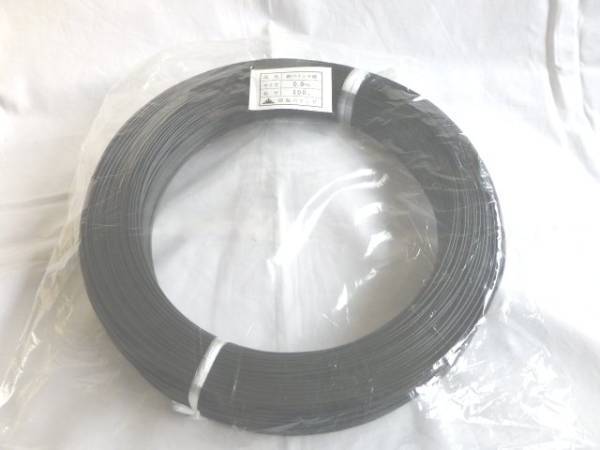 銅バインド用被覆線(BCV) 0.9mm 300m巻 黒色拍卖