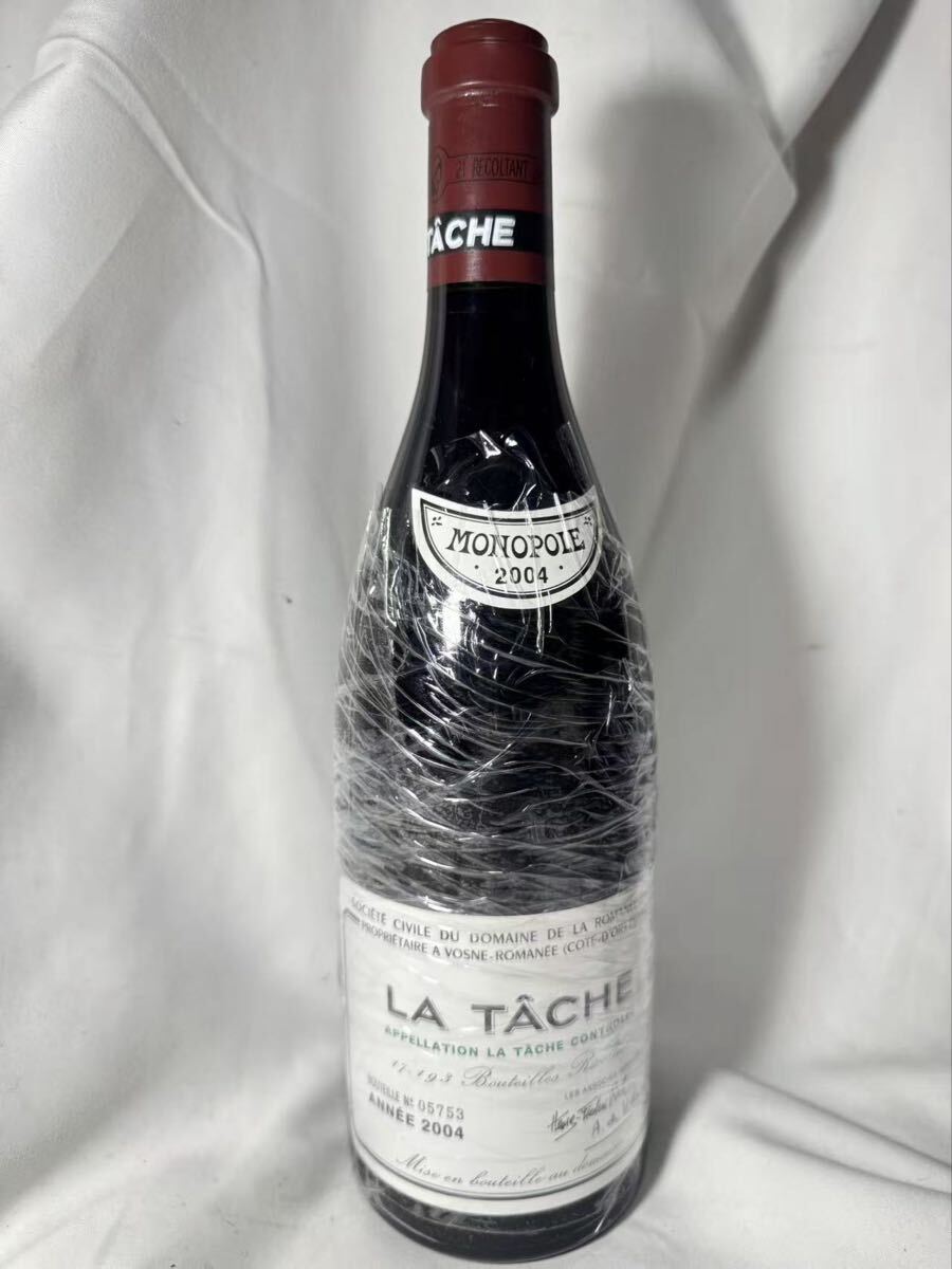 未開栓 DRC ドメーヌ ド ラ ロマネコンティ ラターシュ LA TACHE 2004年 750ml 一等 フランス ブルゴーニュ 赤ワイン セラー保管拍卖