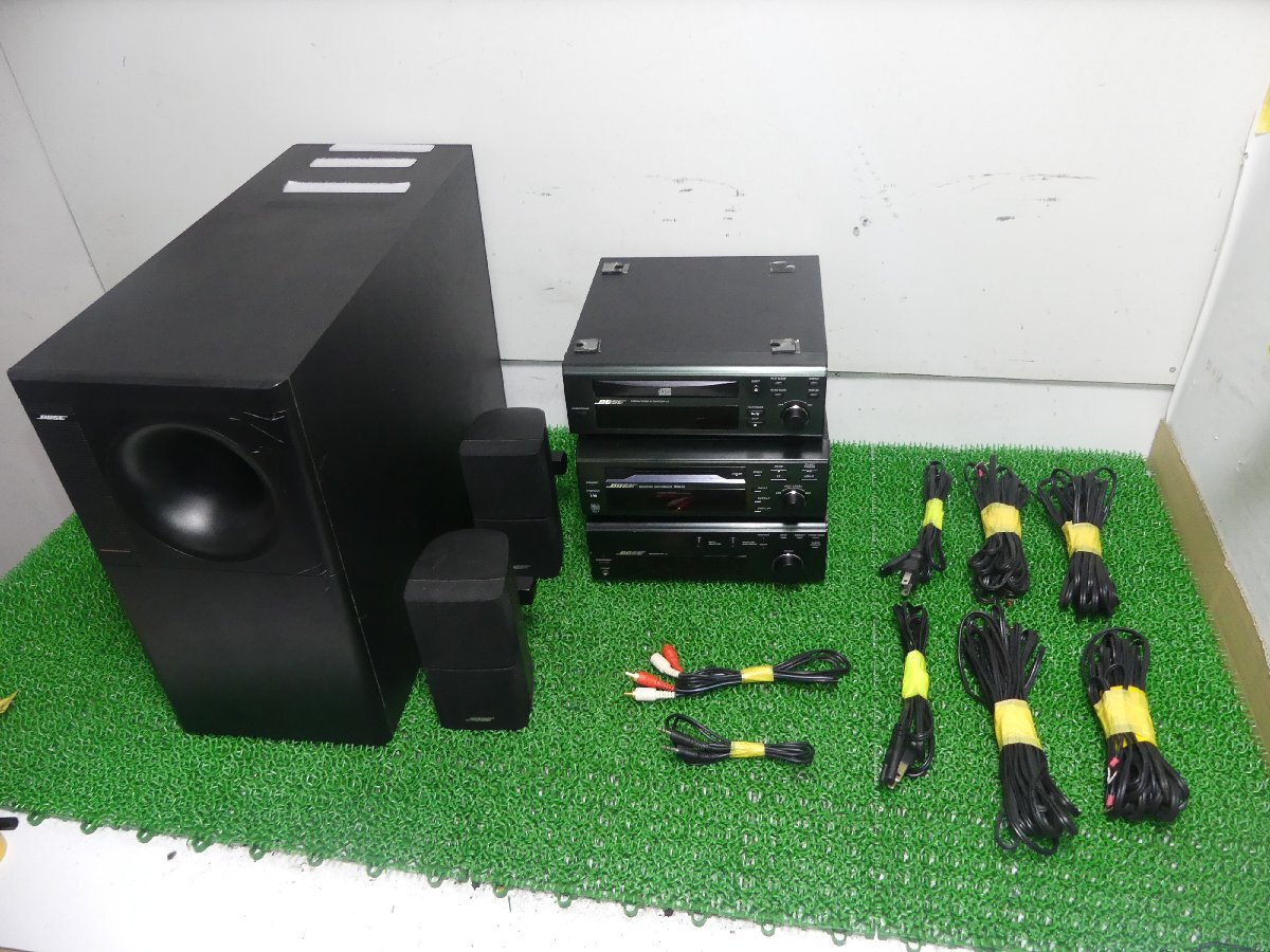 B4678 ウ G BOSE ボーズ ACOUSTIMASS 5SERIESⅢ スピーカーシステム プレーヤー サラウンド セット CDA-12 RA-12 MDA-15拍卖
