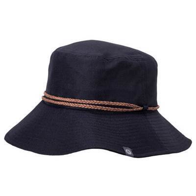 ●デサント【マーモット:メランジワイドブリムハット】TOAPJC52ネイビーL寸拍卖