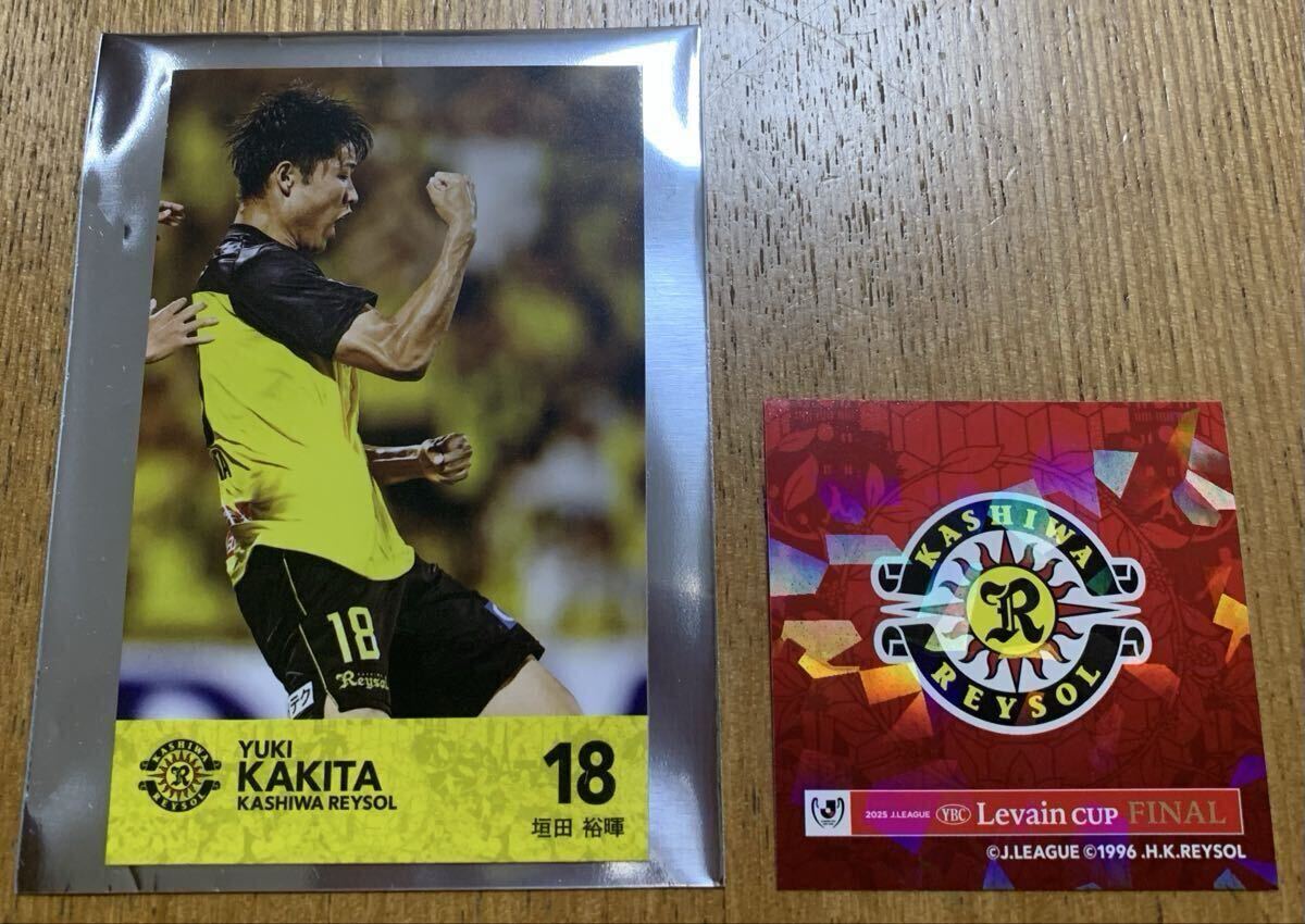 ルヴァンカップ ファイナル 2025 Jリーグ 柏レイソル 垣田裕暉 選手拍卖