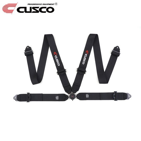 CUSCO クスコ レーシングハーネス 4-Point ブラック 4点式拍卖
