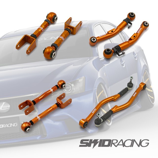 値下げ! 鬼キャン GRL10 アッパー キャンバー アーム トーコン テンションロッド 4点set スキッドレーシング # : 04-A3 05-A1 05-A2 05-A3拍卖