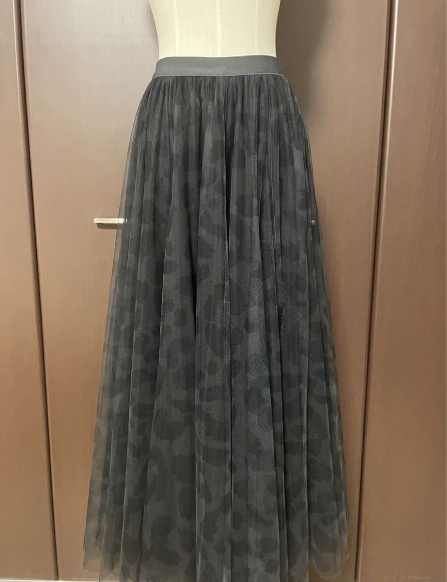 ロージー ROSIEEのレオパード柄チュールスカート拍卖