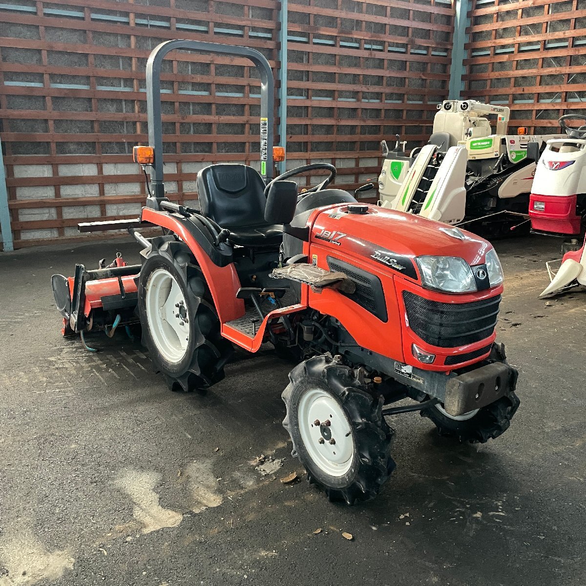 13039-配送可 山口県防府市 クボタ トラクター JB17X-LBSMAG 17馬力 191時間 水平 倍速 バックアップ ポンパ 中古品 農機具 現状渡し拍卖