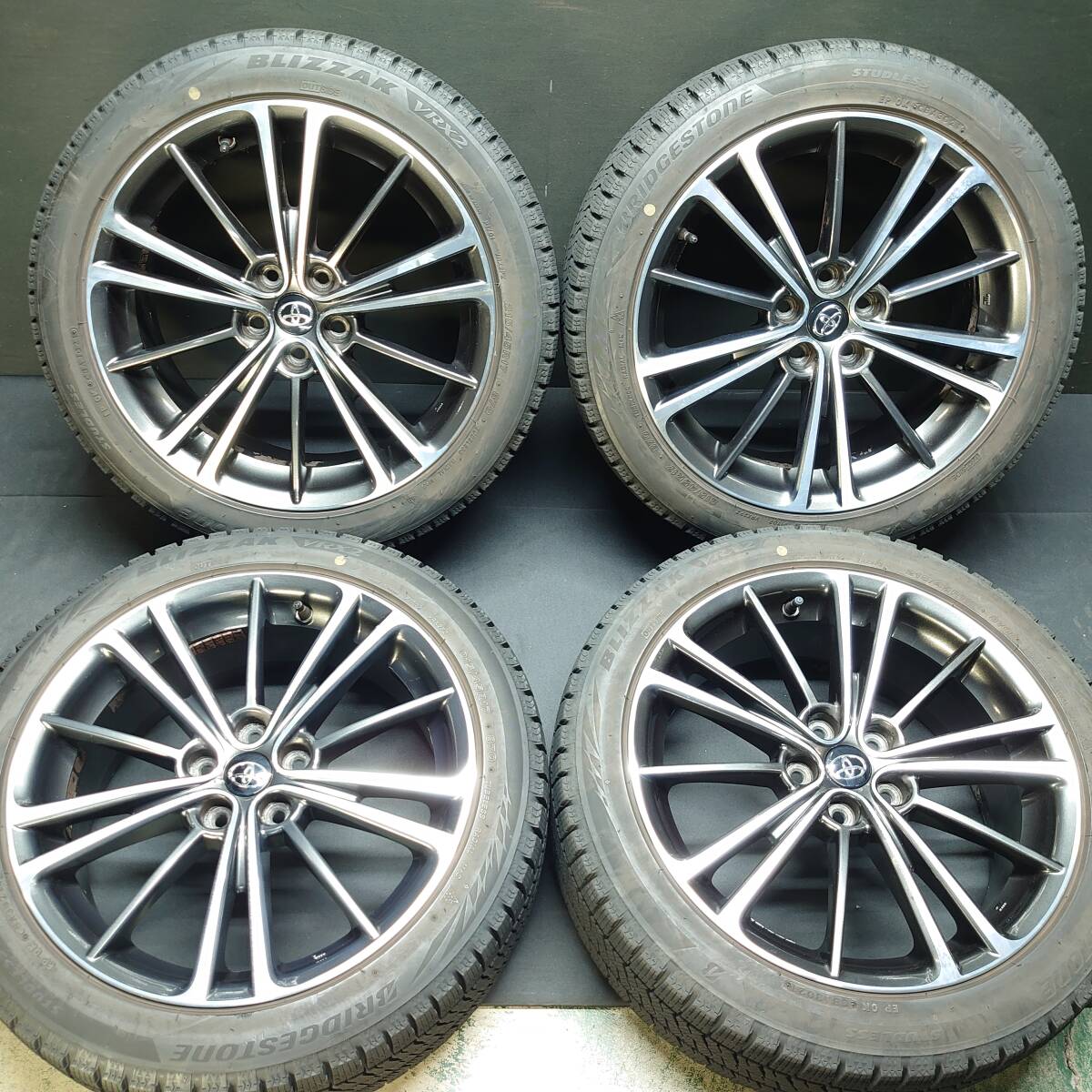 ★☆ トヨタ スバル 純正 アルミ ブリヂストン VRX2 215/45R17 86 BRZ PCD100/+48 #24940 ☆★拍卖