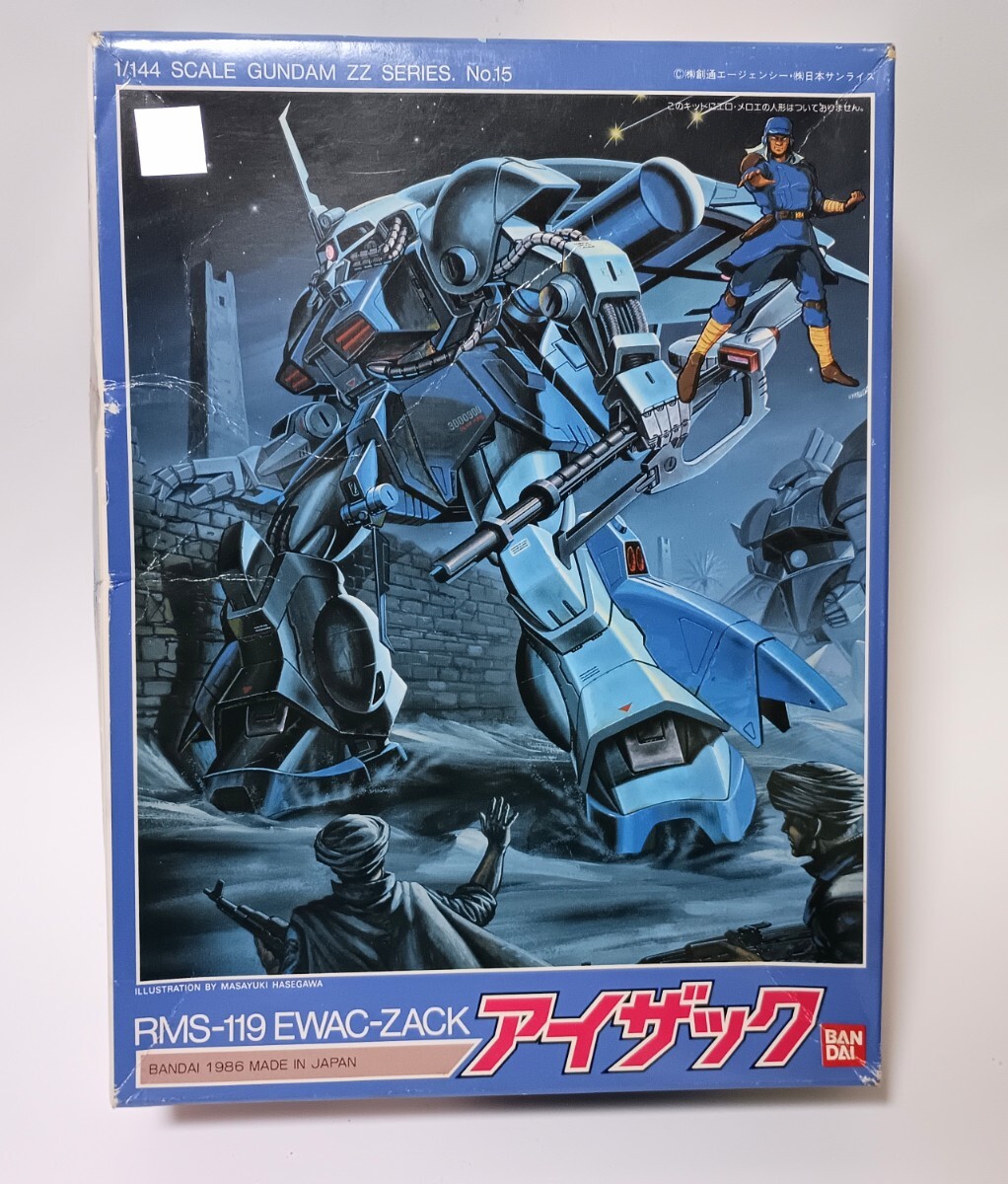 ☆BANDAI☆1986年製☆1/144スケール☆プラモデル☆RMS-119☆アイザック☆機動戦士ガンダムZZ☆未組立品☆当時物☆ガンプラ☆旧キット☆拍卖