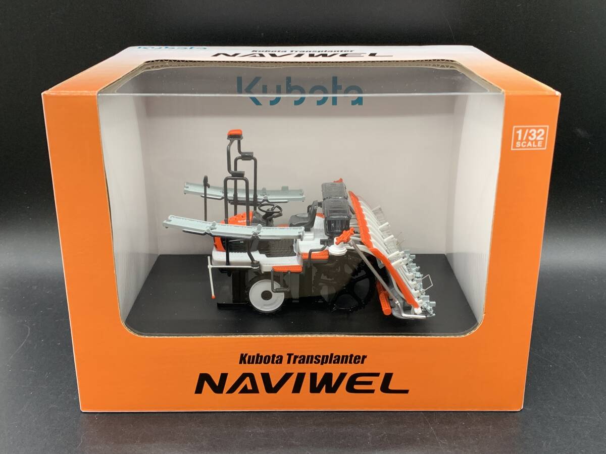 ★【同梱不可】中未開封 kubota クボタ 1/32スケール NAVIWEL トランスプランター 田植え機 ミニカー拍卖