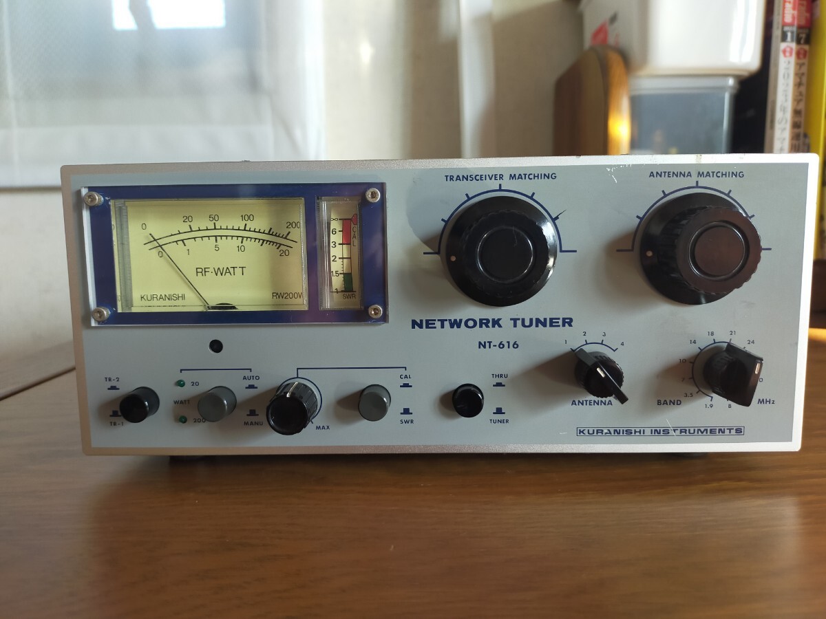 クラニシ NT-616 1.8-50MHz 耐入力200 マニュアルアンテナチューナー KURANISHI拍卖
