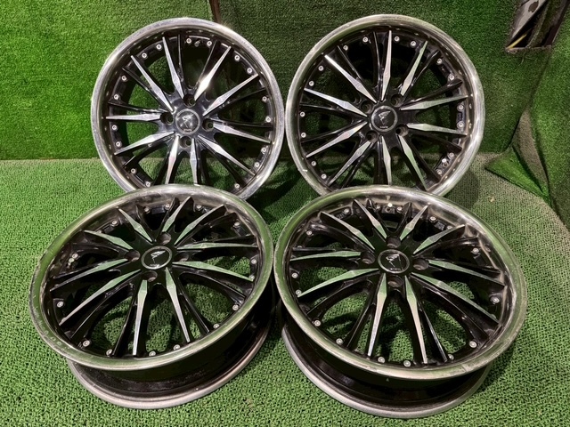 函館発【Stich☆17インチセット】アクア等 17×5.5 PCD100 4穴 OFF45 ※商品説明欄要確認拍卖