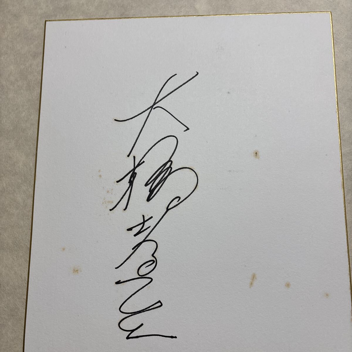 MAZDA SPEED監督 大橋孝至さんサイン色紙拍卖