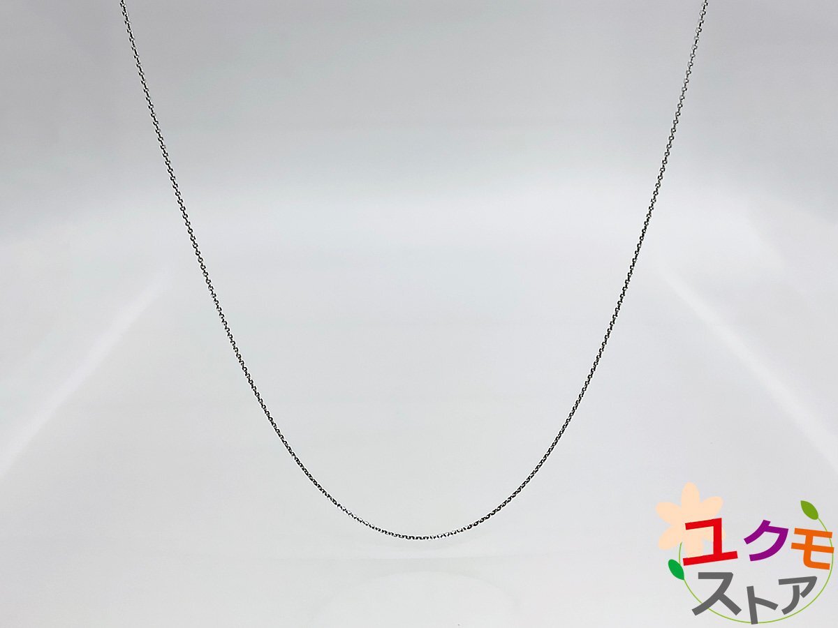 【送料無料】VERITE ベリテ PT850 アズキチェーン ネックレス 45cm フリーアジャスター付き PT プラチナ 丸小豆拍卖