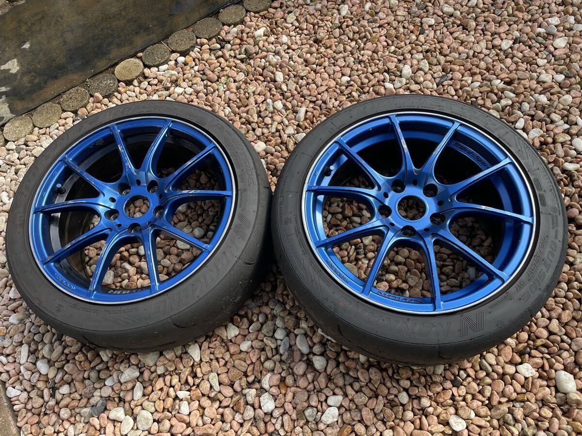【1円スタート】Weds Sport ウェッズスポーツ SA-10R 17インチ 17×7.5J +45 5穴 5/114.3 2本拍卖