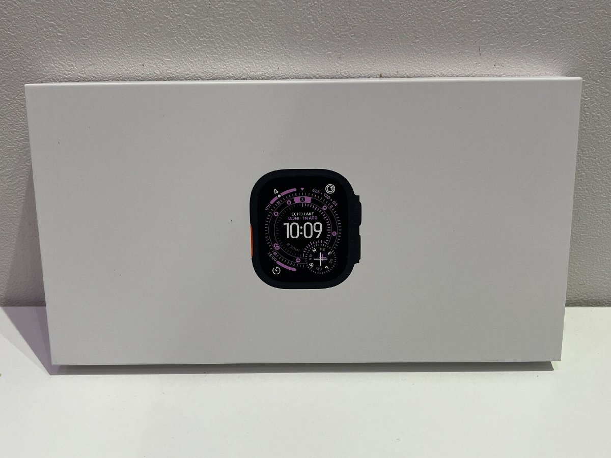 【D93099】未使用品 初期化済み Apple Watch Ultra3 49mm Cellular MF0J4J/A ブラックチタニウムバックル オーシャンバンド拍卖
