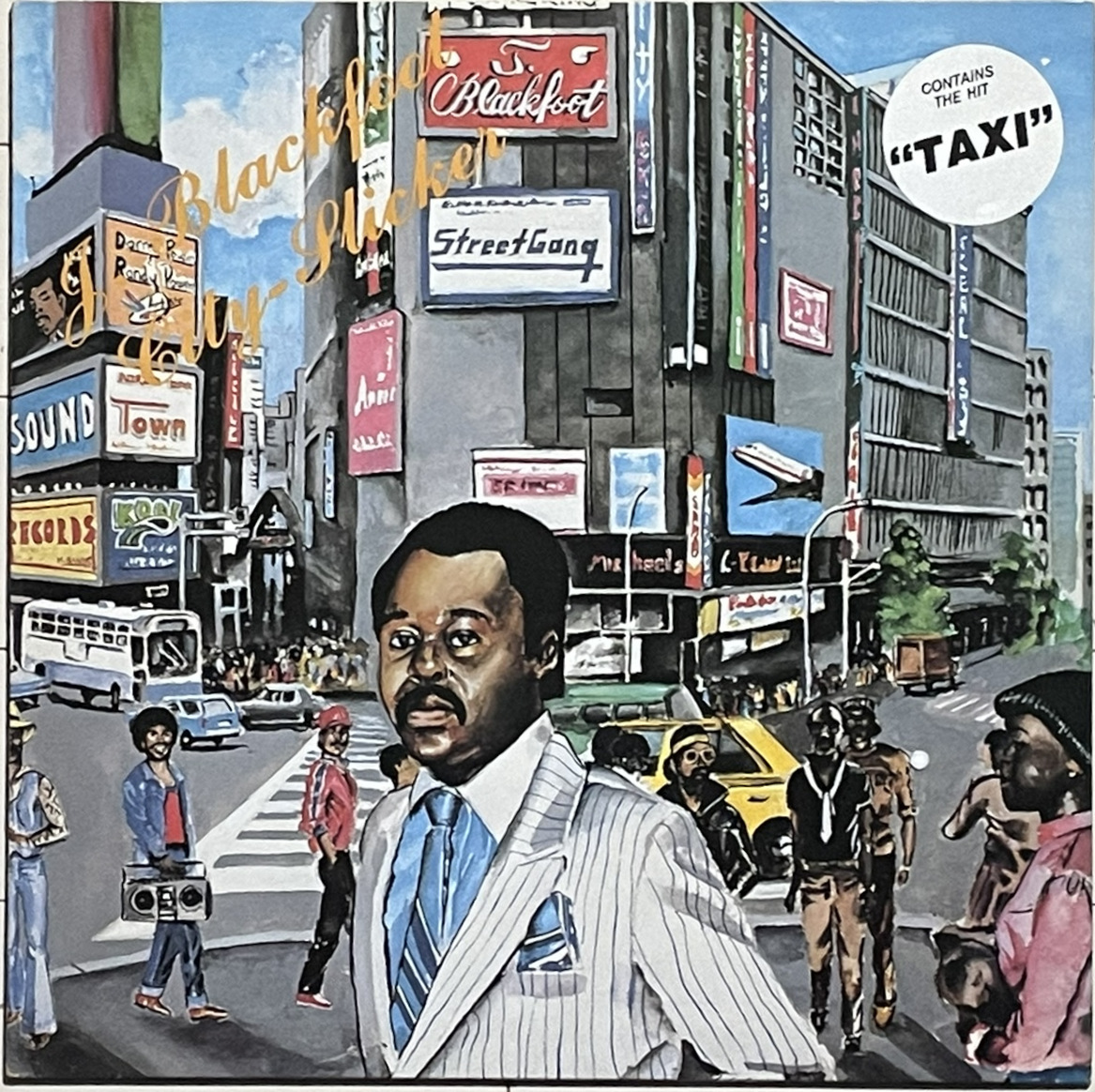 SWEET/URBAN SOUL大名盤◆J.BLACKFOOT アナログLP『CITY SLICKER』Taxi収録/Soul Children/U.S.ブラックディスクガイド掲載/オランダ盤拍卖