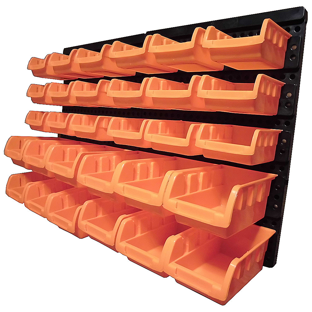 工具 壁掛け パーツケース 壁掛け 工具 壁 工具パーツケース 32PCS拍卖