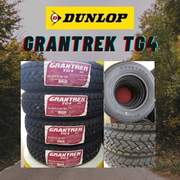 2025年製 ダンロップ GRANTREK TG4 145/80R12 80/78 4本総額18800円拍卖