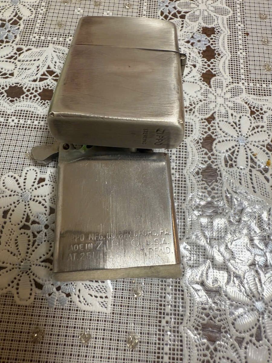 ジッポー オイルライター スターリングシルバー拍卖